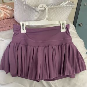 Purple Gold Hinge Tennis Skirt